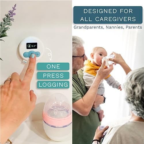 [Australia] - Smart Milk Tracker - Bottle Cub: On-The-Spot One-Press Baby Care Logger, Reminders, Notifications, Routines, Multiple Caregivers, Pediatrician & Expert Support 