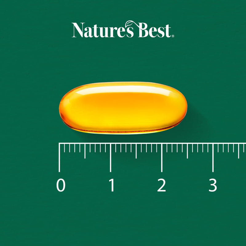 Nature's Best Omega 3, 6, 9 with Vitamin D3-1-2 Daily - UK Made - 120 Capsules (3+ Months' Supply)