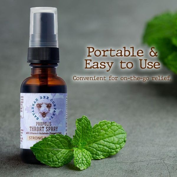 [Australia] - Savannah Bee Company Sweet Mint Flavor Propolis Spray - 1 Fl Oz 