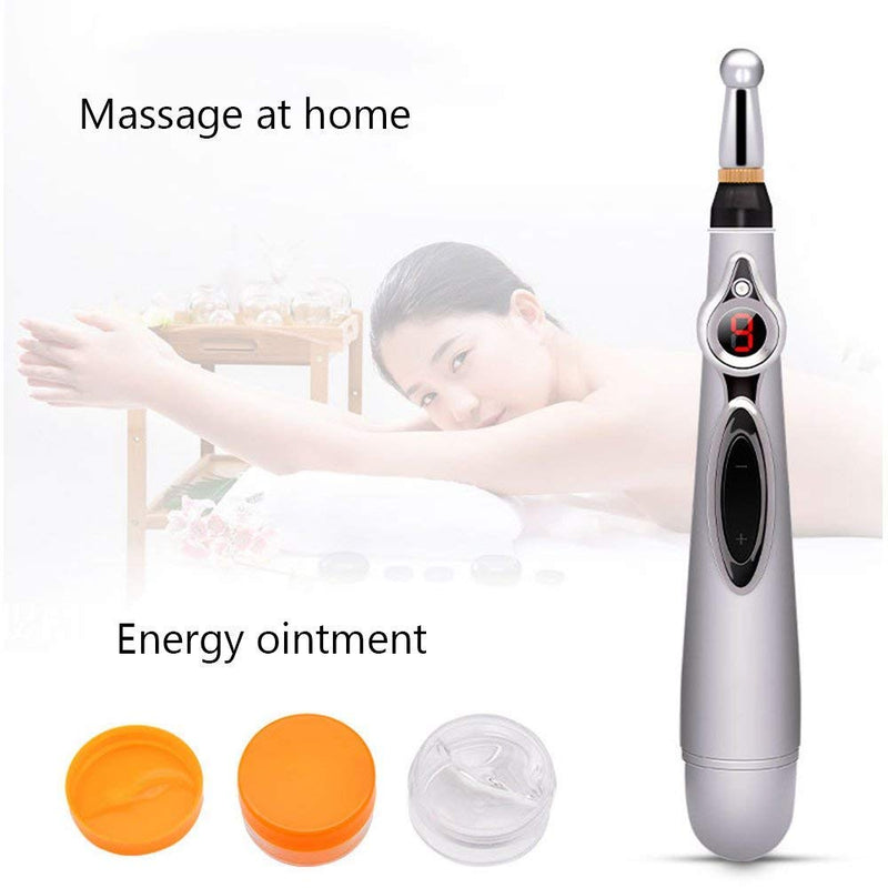 [Australia] - Electronic Acupuncture Pen, 3-in-1 Meridian Energy Pen for Pain Relief, Pain Relief Therapy, Electric Meridians Acupuncture Machine 
