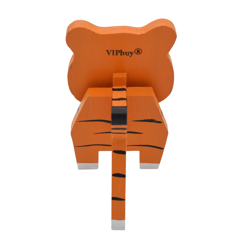 [Australia] - VIPbuy Tiger Wooden Glasses Holder, 3D Wooden Puzzle Glasses Stand Animal Glasses Holder Sunglasses Display Rack Gifts Home Office Desk Decor 