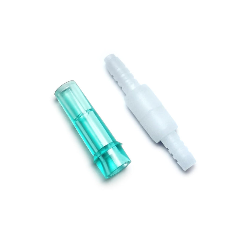 [Australia] - Oxygen Tubing Swivel Connectors 10-Pack, Seamless Swivel Connections for Cannula or Tube, 360-Degree Rotation, Standard Size - Male/Female 