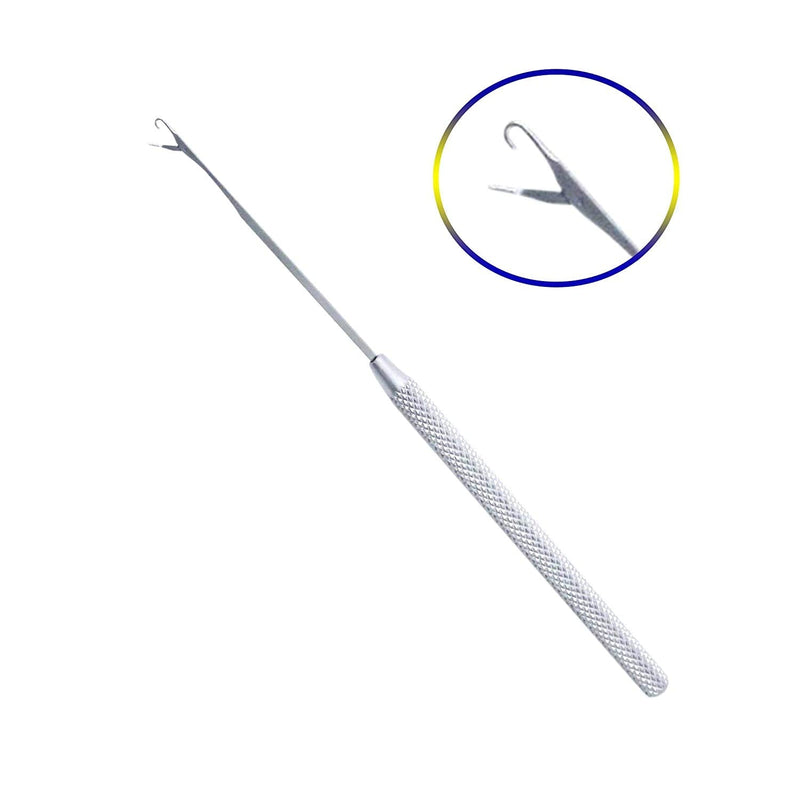 [Australia] - Clamp Pliers Needle 3pcs Tool Kit for Micro Ring Link Bead Human Hair Extensions, Polished Steel 