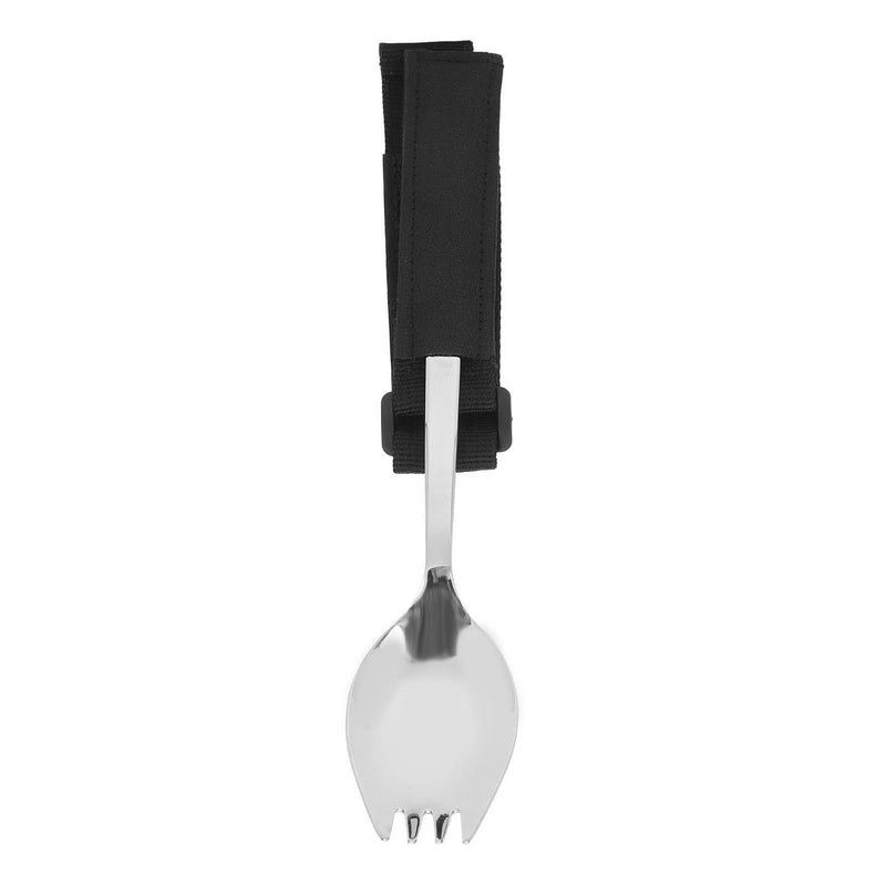 Eating Aids Cutlery, Weighted Handle Easy Grip Adaptive Fork Spoon Drop Resistant for Hand Tremors