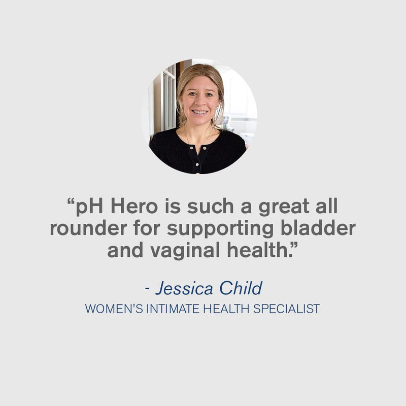 pH Hero® Vaginal Health Probiotic for Women | 20 Billion Live Cultures | pH Balance & Vaginal Flora | Cranberry, Sea Buckthorn, Nettle, Parsley | 11 Active Ingredients, No Additives | 1 Month Supply