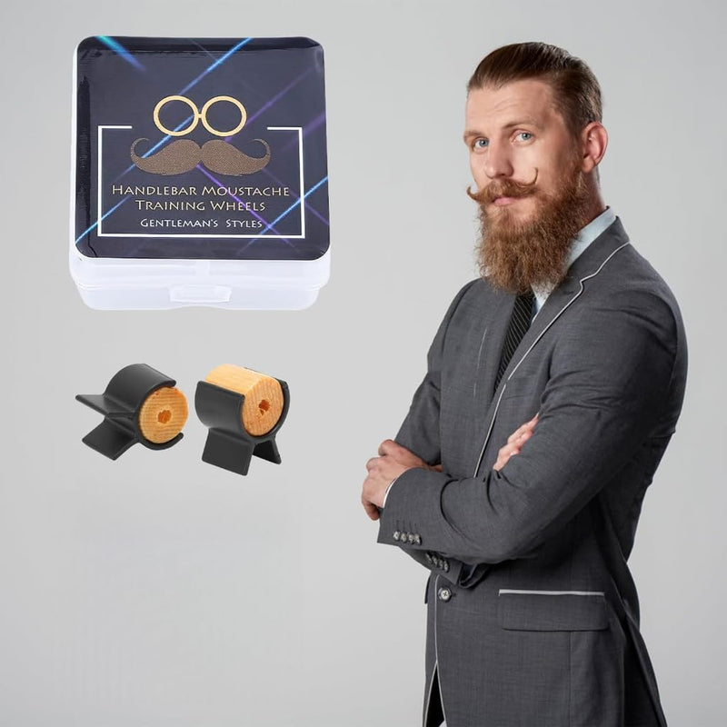 [Australia] - Mustache Roller, Perfect Beard Styling Roller - Beard Styling Tools Beard Roller Curler for Men - Essential Beard Care Accessories Mustache Curler - for Dads Boys Husband Friends 
