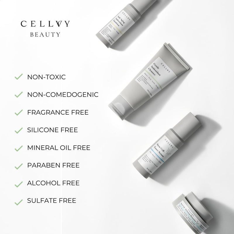 Anti-Aging Antioxidant Emulsion with Hyaluronic Acid, Vitamin C & E, Korean Taiwanese Skincare, Firming & Hydrating Face Lotion, Smooths Fine Lines & Wrinkles and Boosts Collagen Production