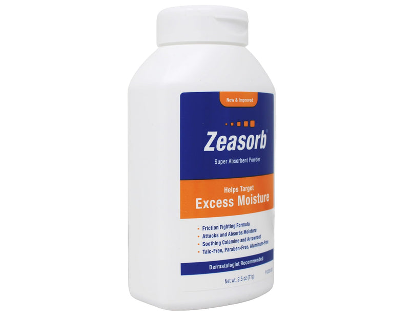 ZEASORB Powder 2.5 OZ (3 Pack) Scented 2.5 Ounce (Pack of 3)