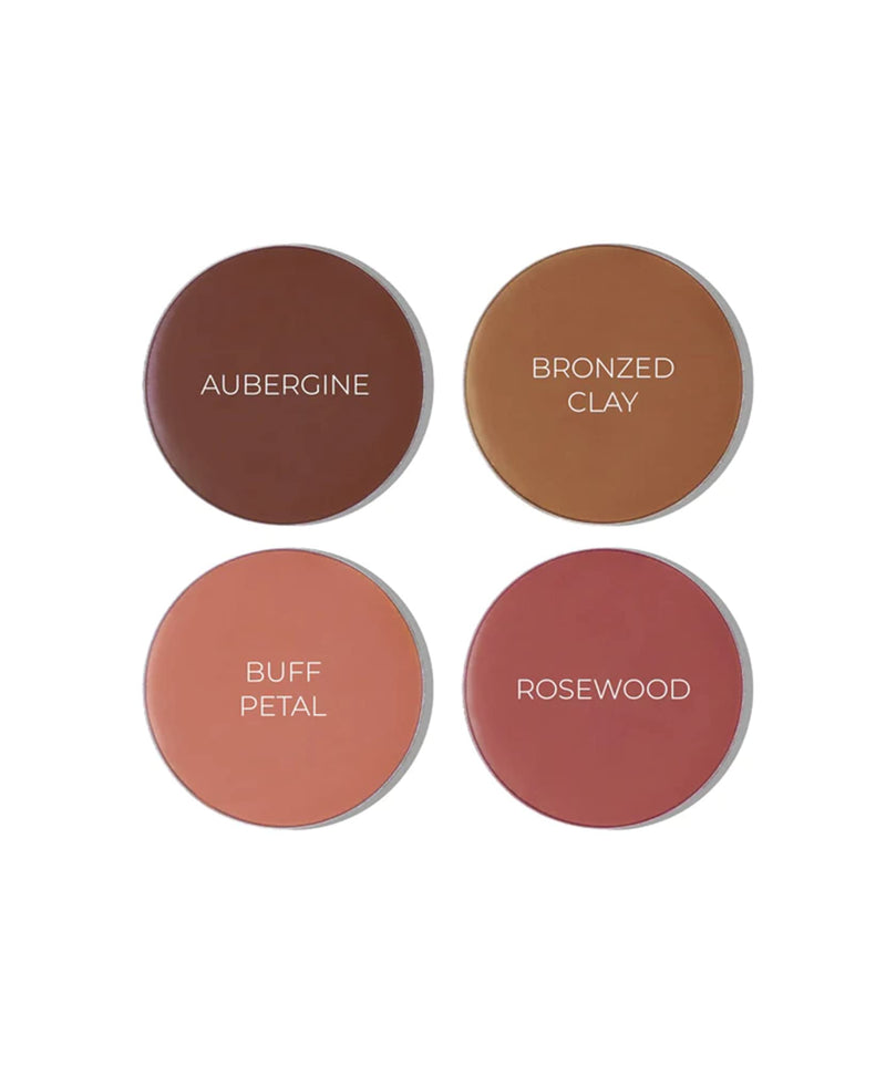 [Australia] - Fitglow Beauty Multi-Use Ceramide Cream Lip & Cheek Palette | Skincare-First Cream Pigment | Hydrating, Buildable Color | Natural Finish for Eyes, Cheeks & Lips | Refillable | Buffed Glow - 20g 
