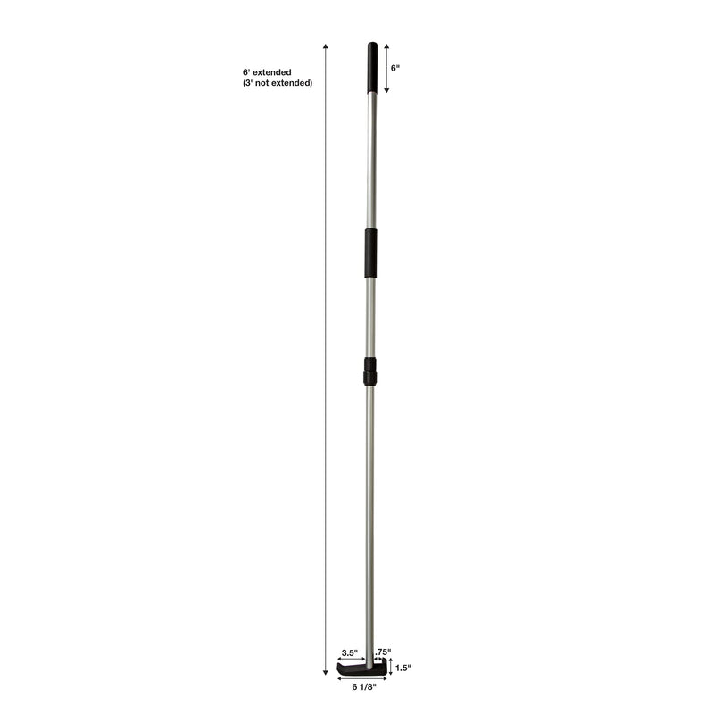 [Australia] - Telescoping Cargo Tool/Multi-Use Cargo Retriever/Extendable Reaching Aid/Reacher/Grabber (Classic Aluminum) Classic Aluminum 