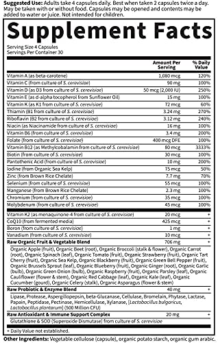Garden of Life Vitamin Code Women 50 & Wiser Multivitamin, 120 Capsules 120 Count (Pack of 1)