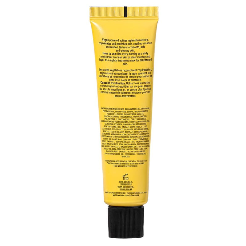 Nudestix Citrus-C Mask & Daily Moisturizer – 2-in-1 Hydrating Vitamin C Cream with Yuzu & Turmeric | Clean Beauty, Brightening Face Moisturizer for Glowing Skin | Vegan & Cruelty-Free