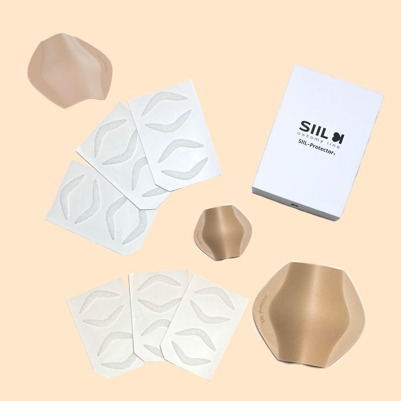 [Australia] - SIIL Stoma Protector | Stoma Guard Shield Protect your Stoma | Ostomy Bags & Ileostomy supplies | FREE 10pcs VELCRO‚Ñ¢ Stickers Beige 