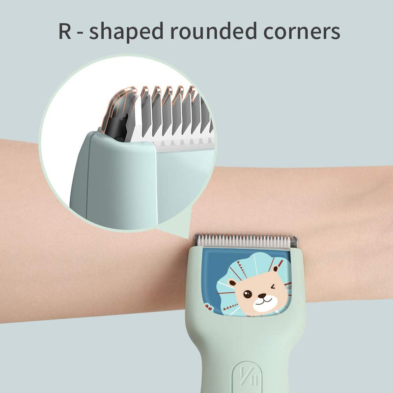 Baby Hair Clippers,Ultra-Silent & Washable Hair Trimmer for Kids and Toddler,Waterproof & Rechargeable Hair Trimmer for Kids with Autism