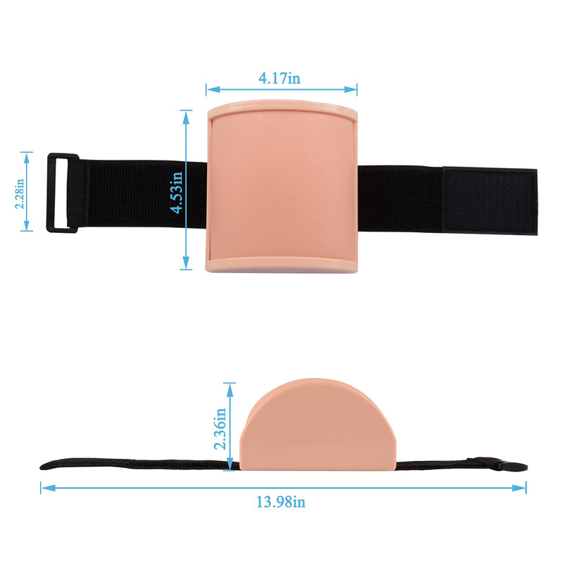 [Australia] - Medarchitect Intramuscular Injection Training Pad Model with 3 Skin Layers IM, SQ, ID Injection Simulator Practice Tool for Medical Education to Student, Nurse, Doctor Educational Supplier 