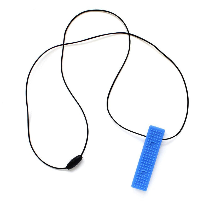 [Australia] - ARK's Brick Stick XXT Textured Chew Necklace Made in The USA (very firm, Blue) 