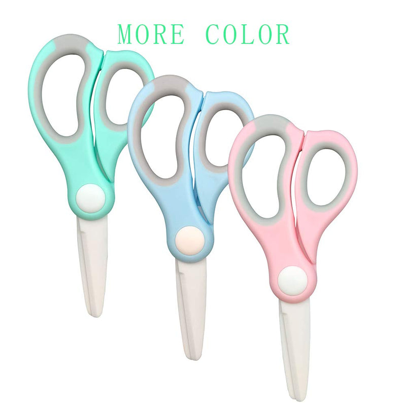 [Australia] - Baby Food Scissors Ceramic，Portable Baby Food Scissors without BPA With Box And Dust Cover (Pink) Pink 