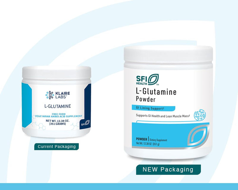 [Australia] - Klaire Labs L Glutamine Powder - 5000mg Free-Form & Hypoallergenic Amino Acid - Supports Muscle Recovery, Immune Support and GI Health - Non Dairy & Gluten Free (351 G / 60 Servings) 