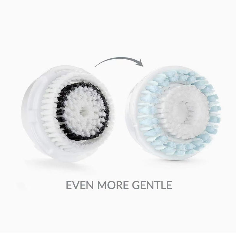 Clarisonic Sensitive Facial Cleansing Brush Head, Replacement for Mia 1, Mia 2, Mia Fit (2Count) 2count