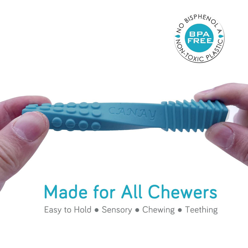 [Australia] - Sensory Chew Stick Toys (5 Pack) - Designed for ADHD, Autism, SPD, Oral Motor Stimulation, Special Needs - Extra Tough Sensory Oral Motor Chew Tool for Moderate Chewers (Standard - Moderate Chewer) Standard - Moderate Chewer 