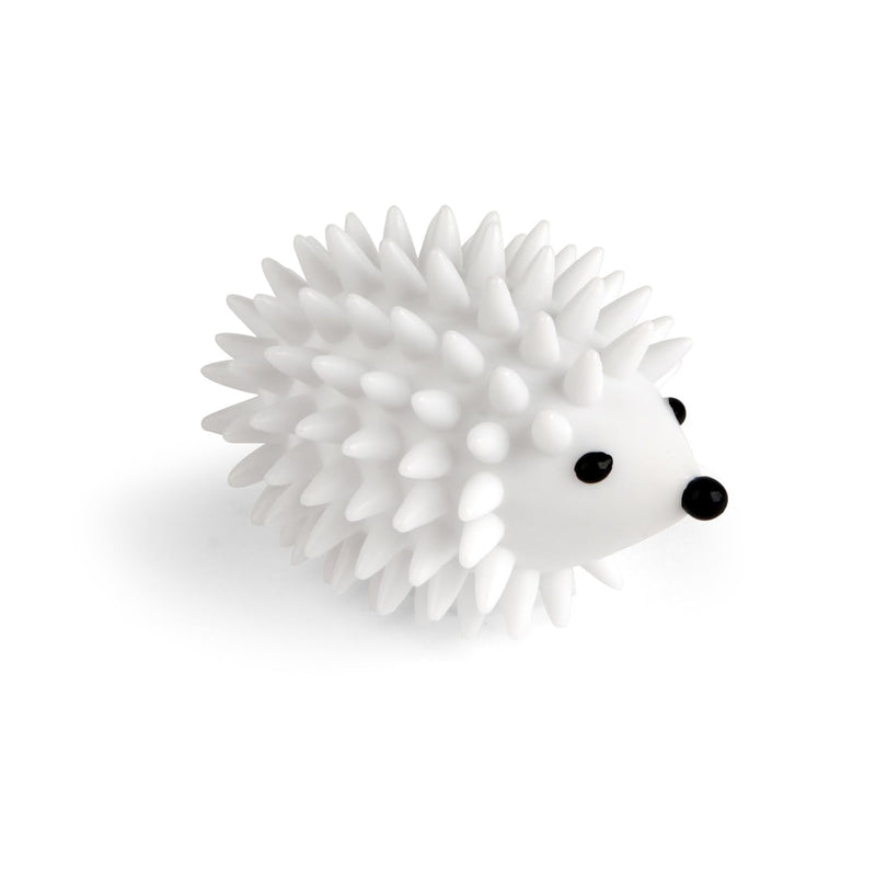 [Australia] - Kikkerland Hedgehog Laundry Dryer Balls, Reusable Laundry Softener, Reduces Clothing Wrinkles and Saves Drying Time, Plastic, White, 1 EA, Set of 2 
