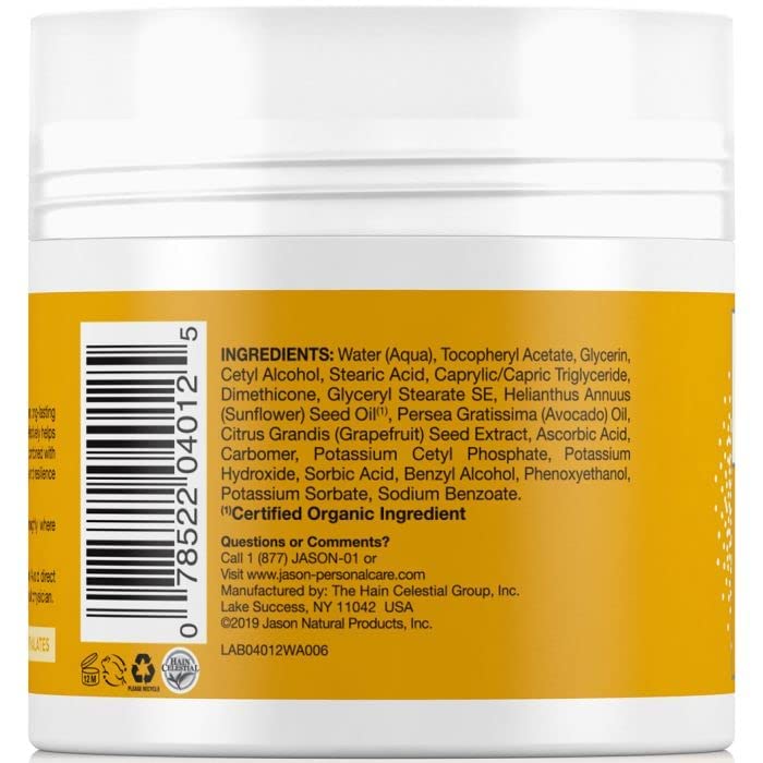 JASON Moisturizing Creme, Vitamin E 25,000, Age Renewal, 4 Oz & Skin Oil, Vitamin E 5,000 IU, All Over Body Nourishment, 4 Oz