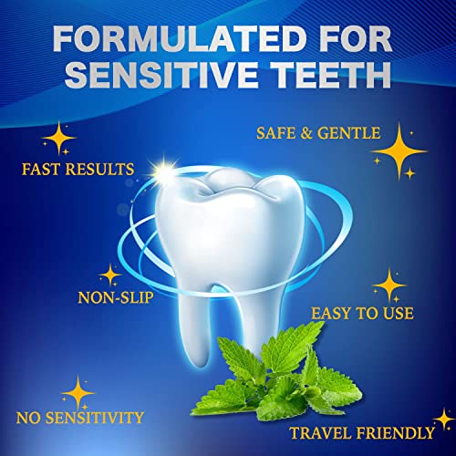 [Australia] - Sensitive Teeth Whitening Strips Kit: Professional Dental Whitening Set - 14 Hydrogen Peroxide-Free Treatments for Whiter Teeth - Effective & Gentle Teeth Whitener (28 PCS) 