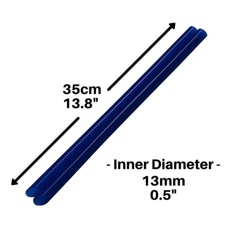 [Australia] - Blue Vocal Tubes for Speech Therapy and Singing Therapy Straws for Vocal Health - Set of 2 Silicone Tubes for water resistant Voice Therapy and Tube Phonation Singing exercises and singing training 