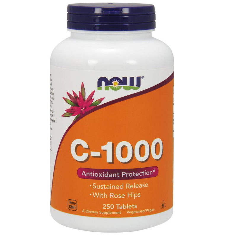 NOW Supplements, Silymarin Milk Thistle Extract 300 mg with Artichoke and Dandelion & Supplements, Vitamin C-1,000 with Rose HIPS, Sustained Release, Antioxidant Protection*