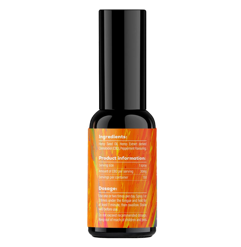 SOOL CBD Oil Spray 4500mg 30ml, Peppermint Flavour High Strength CBD | Hemp Oil CBD Spray | Broad Spectrum CBD Drops | CBD Sleep, Anxiety & Stress Relief Cannabidiol CBD Oil - 0thc* cannabidiol Oil