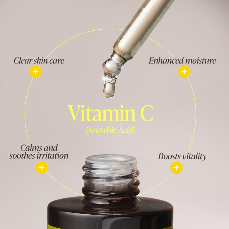 GOODAL Green Tangerine Vita C 15 Ampoule, Korean Skin Care, Vitamin C Serum, Hydrating Daily Facial Care for Fine Lines, Dull Skin, K Beauty, 16g/0.56 Oz