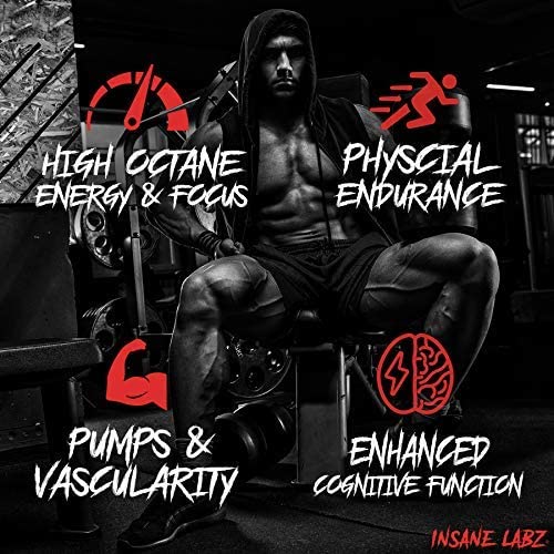 [Australia] - Insane Labz Hellboy Edition, High Stimulant Pre Workout Powder and NO Booster with Beta Alanine, L Citrulline, and Caffeine, Boosts Focus, Energy, Endurance, Nitric Oxide Levels, 35 Srvgs, Fruit Punch 35 Servings (Pack of 1) 