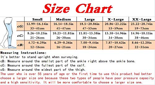 [Australia] - Compression Pantyhose 20-30 mmHg for Women & men, Helps Relieve Symptoms of Mild Varicose Veins. Open-Black XX-Large 