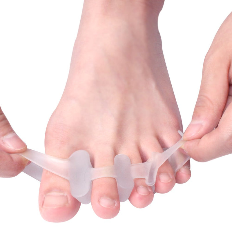 [Australia] - Gel Toe Separator for Women & Men, Toe Spacers Toe Stretchers Hammer Toe Straighteners for Correct Bunions Plantar Fasciitis Relief Pain 