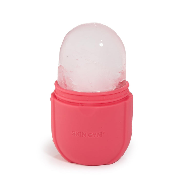 SKIN GYM Cryoroll Ice Roller - Face Ice Mold for Depuffing, Minimize Pores & Glowing Skin, Ice Cube Facial Roller for Face and Body, Ice Roller for Cold Therapy at-Home, Large/Body Size Pink Large / Body Size