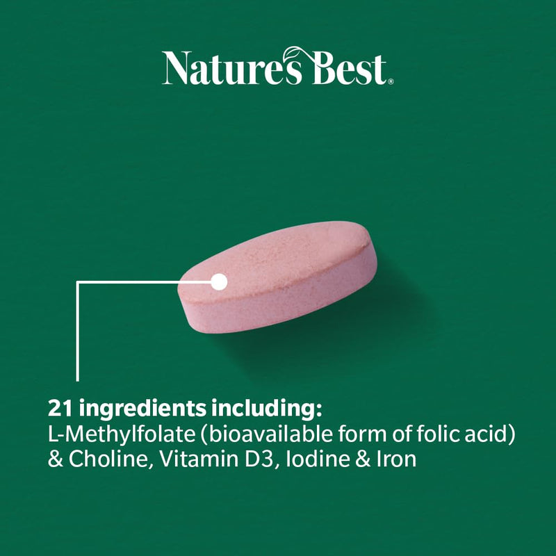 Nature's Best Multi-Max Multivitamin for Pregnancy - Comprehensive Nutritional Support for Mums-to-Be - UK Made - 120 Tablets (2 Months' Supply)
