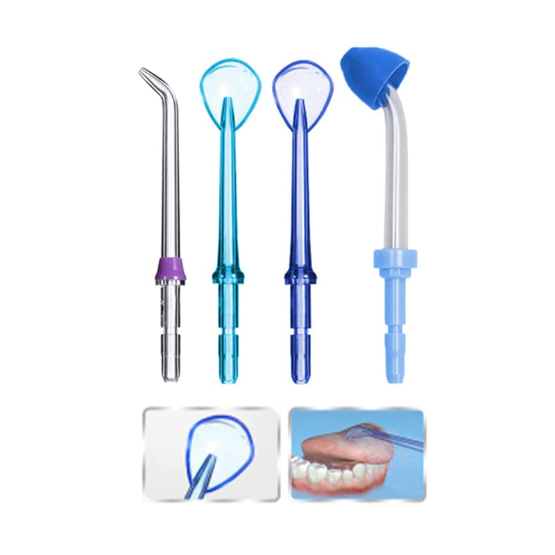 [Australia] - Jerilla 9 Piece Oral Irrigator Nozzle Set Replacement Nozzle Tips Compatible with Waterpik Water Flosser WP-100 WP-250 WP-450 WP-560 WP-660 WP-811 WP-900 WP-940 9 Pieces with Nasal Rinse Nozzle 