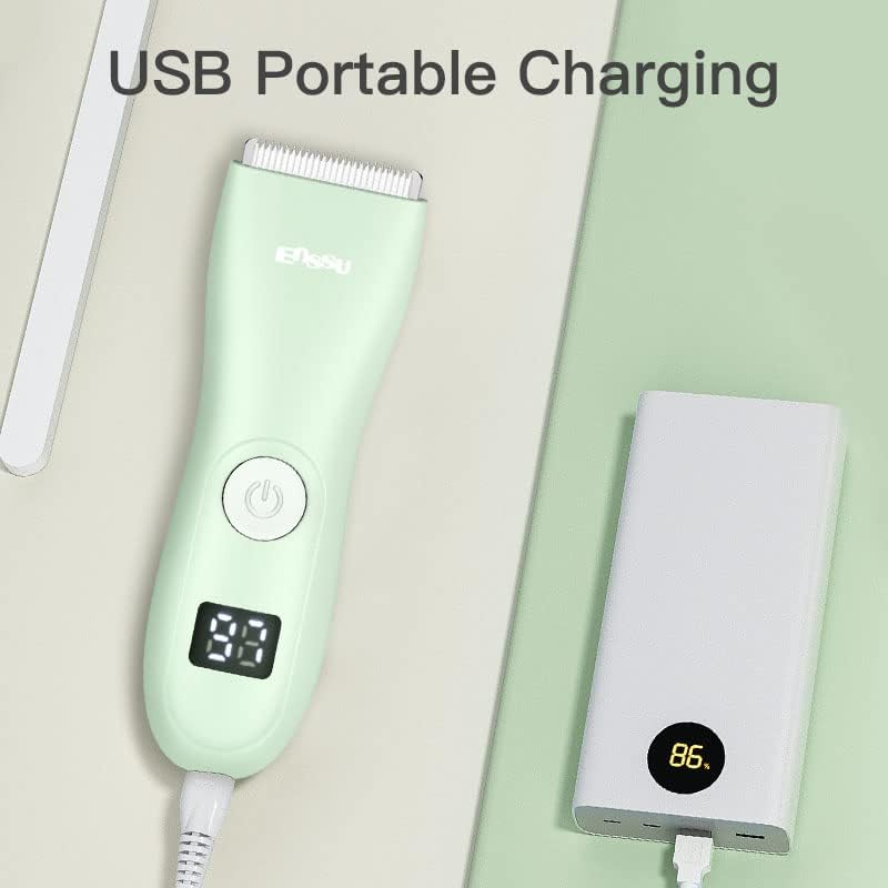 [Australia] - Baby Hair Clipper, Quiet Hair Trimmer for Kids and Children, Waterproof Rechargeable Cordless Haircut Kit for kids 