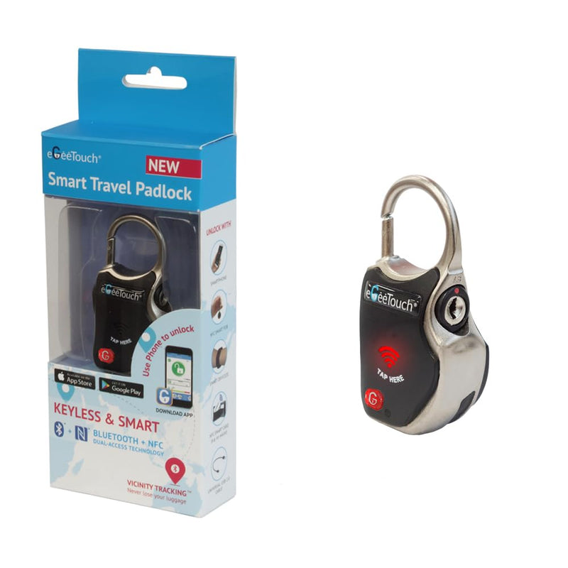 Smart Travel Lock-Secure & Track Your Luggage/Backpack Anywhere You go.. (Mix 2 Pack) One Size Mix 2 Pack
