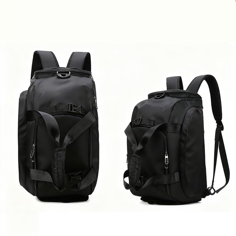 Large Waterproof Gym Bag Dry Wet Separate Compartment Sports Duffle Bag with Shoulder Strap for Travel, Fitness, Outdoor (50L)
