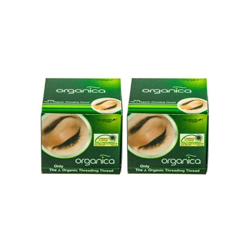 [Australia] - Organica thread for eyebrow plucking made of organic cotton, from India, 2 spools of 300 m each 