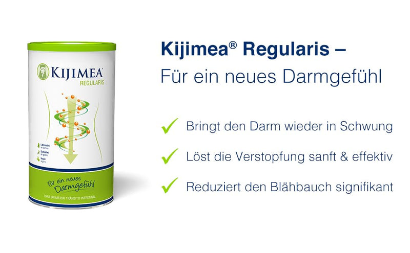 [Australia] - Kijimea Regularis - For constipation, sluggish digestion & bloated stomach - gentle & natural - effective and plannable - vegan, gluten-free, lactose-free can, 500 g 