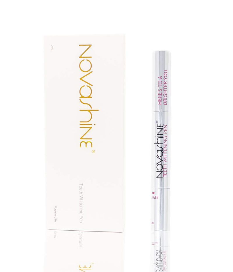 Novashine Teeth Whitening Pen, 2ml 6% Hydrogen Peroxide, Up to 15 whitening Treatments