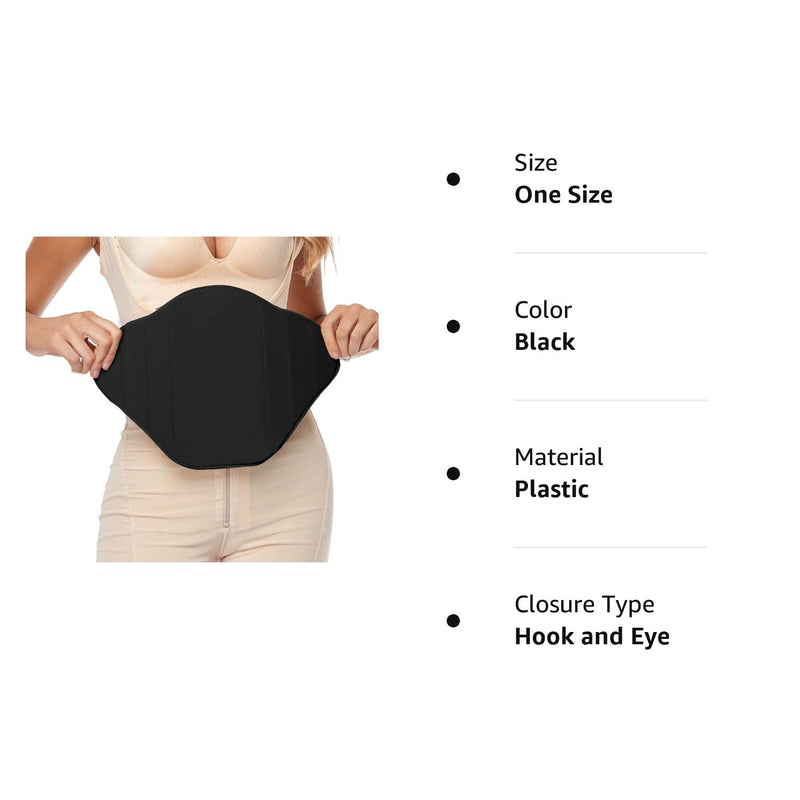 [Australia] - Lipo Foam Compression Ab Board Post Surgery Abdominal Board Liposuction Black 