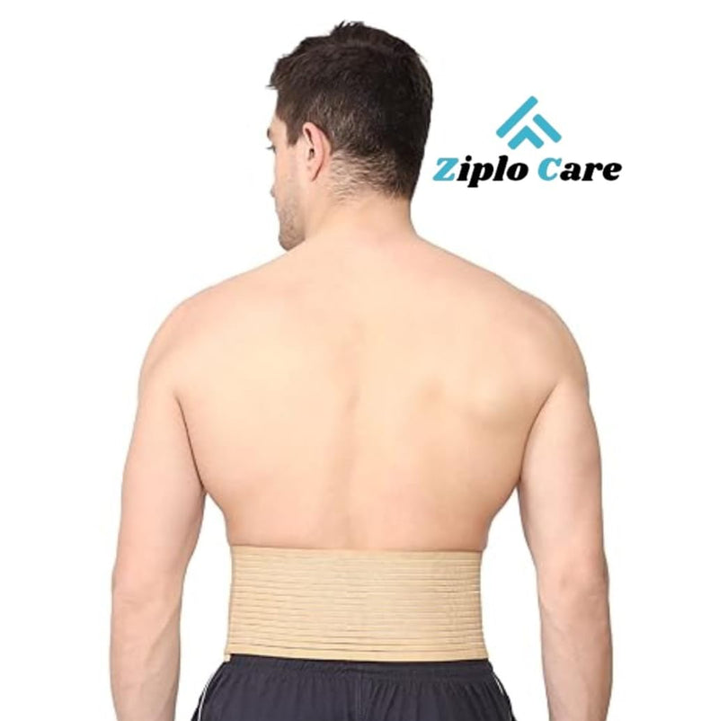 American Beeg Umbilical Hernia Support Belt | Adjustable Abdominal Binder for Men & Women | Medical-Grade Compression Belt for Hernia, Post-Surgery Recovery & Abdominal Support (Beige) Beige