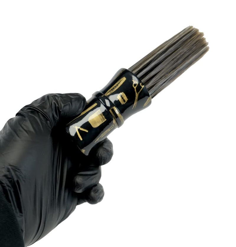 King Midas Empire - Barber Duster Brush - Face And Neck Duster for Hair Cutting - Nylon Bristles Duster Brush For Salon and Home Use - Soft Duster Barber Brush.