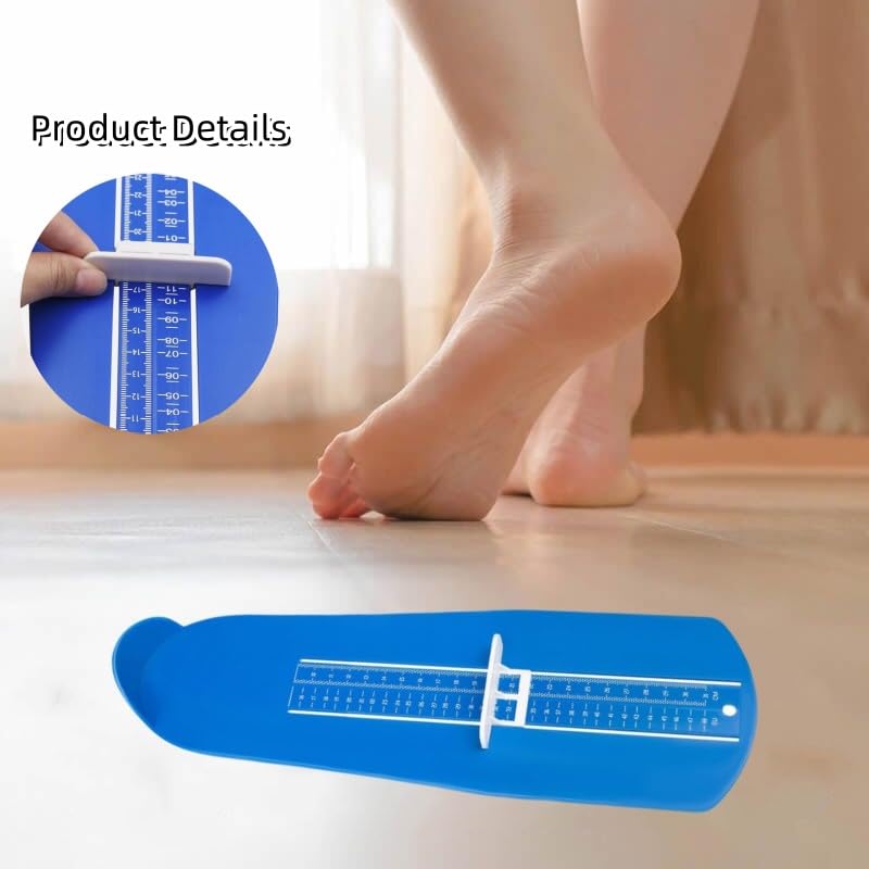 [Australia] - Elegance-go foot measuring device, professional family shoe size measurement, shoe sizer, shoe size measuring sizes for children, man, Aldult shoe gauge, tailor ruler, EU sizes 8-48 