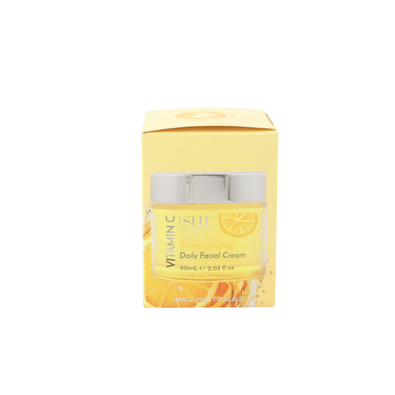 Om She Aromatherapy Vitamin C Energising Face Cream 1.69fl oz - Brightening and Smoothing. Australian Made.