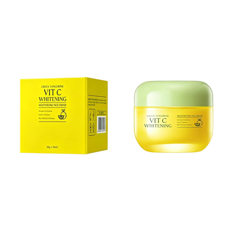 For Green Tangerine Vitamin C NAM Face Cream Lotion,Face Moisturizers | Moisturizing Hydrating Facial Creams,Facial Skin Care Cream,Soothing Skin Brighten skin tone 50g 1.76 OZ