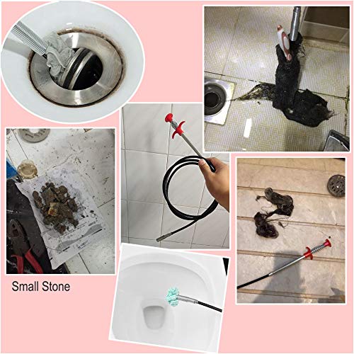 [Australia] - AUSAYE 35.4Inch Grabberable Pick Up Tool 4 Claws,Retractable Claw Stick,Snake & Cable Aid to Grab Trash & Unclog Hair from Litter Pick, Drain Pipe,Sink,Toilet & Clean Dryer Vents 